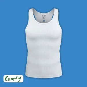 COMFY - Men's Vest Ribbed Without Sleeves