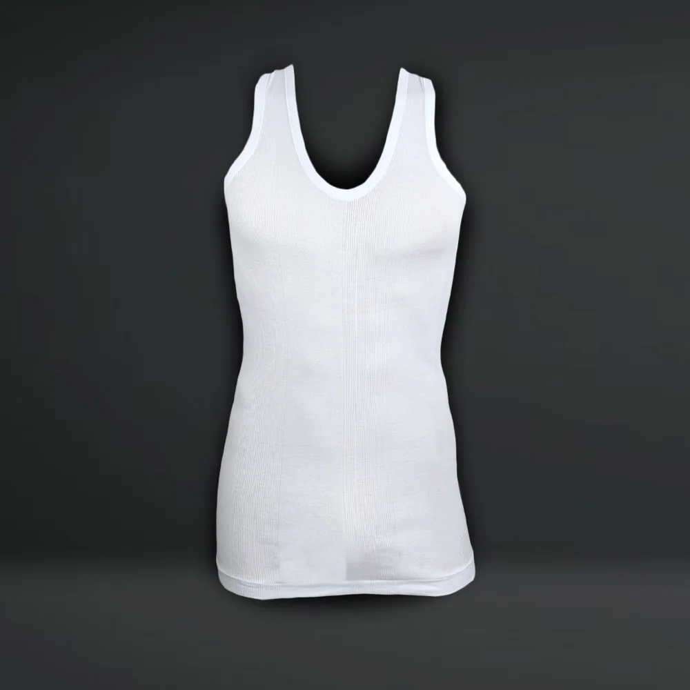 KIBS -  Men's Vest Ribbed Round Neck Without Sleeves