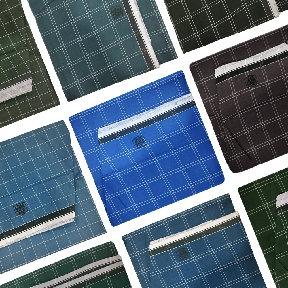 Men's Sarong Colour Check Double Lines