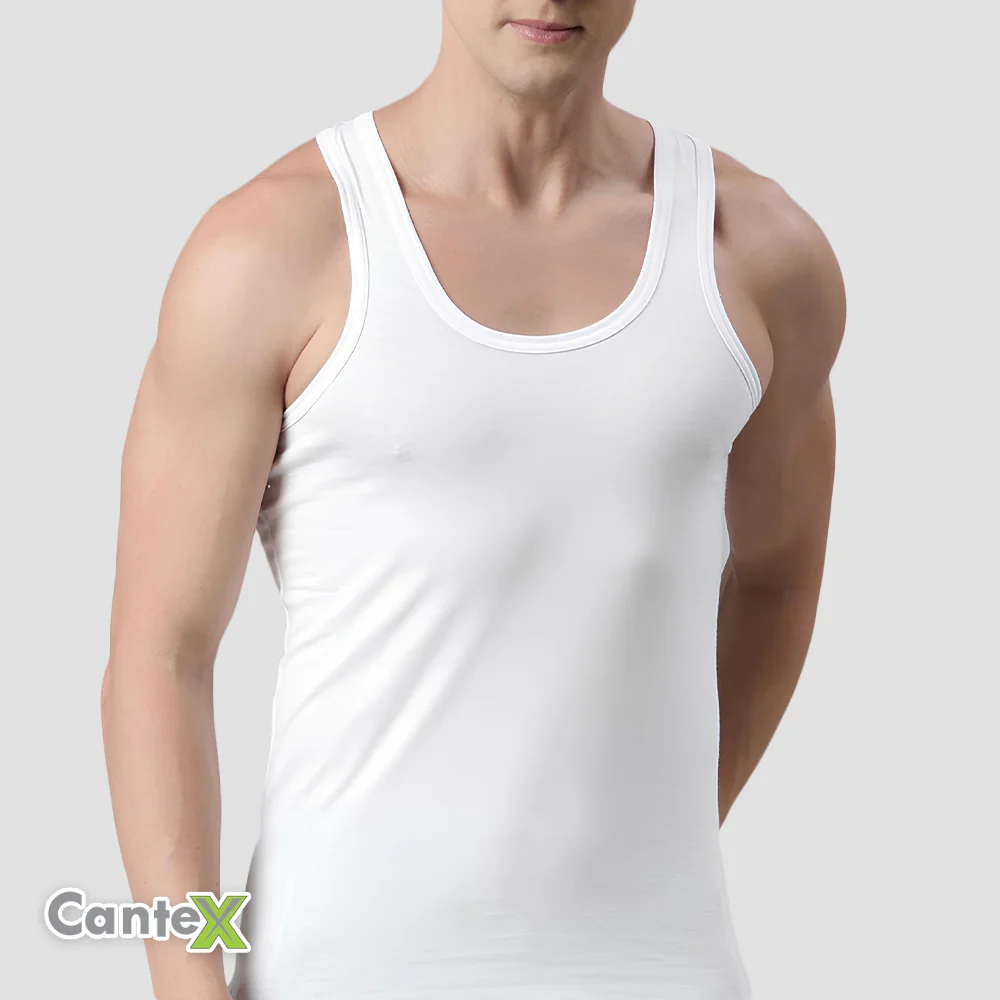 Men's Vest Round Neck Without Sleeves
