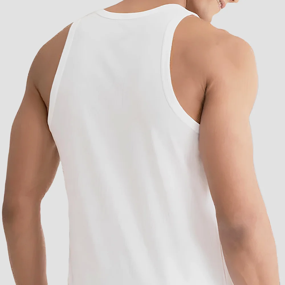 Men's Vest Round Neck Without Sleeves