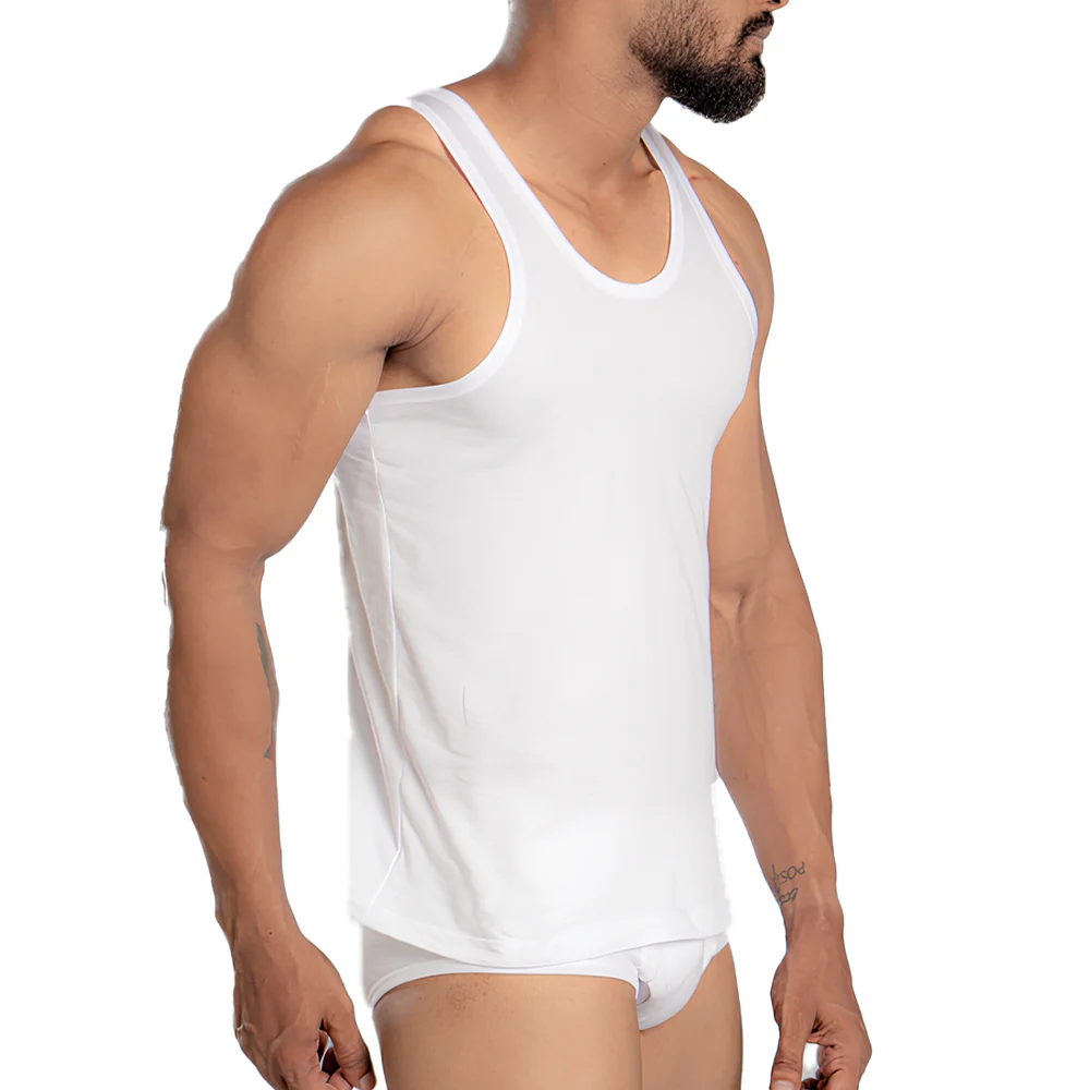 Men's Vest Round Neck Without Sleeves