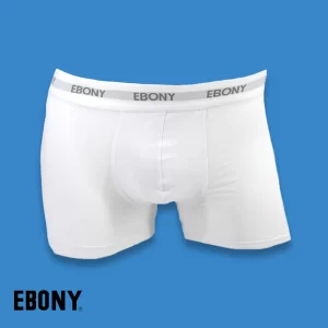 EBONY - Men's Boxer White
